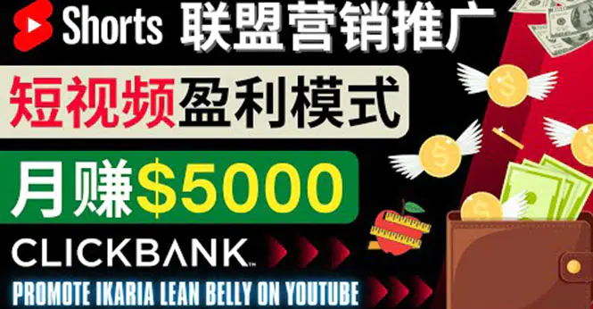 通过Youtube Shorts推广联盟营销商品，月赚5000美元 方法和技巧_米豆学社-小新